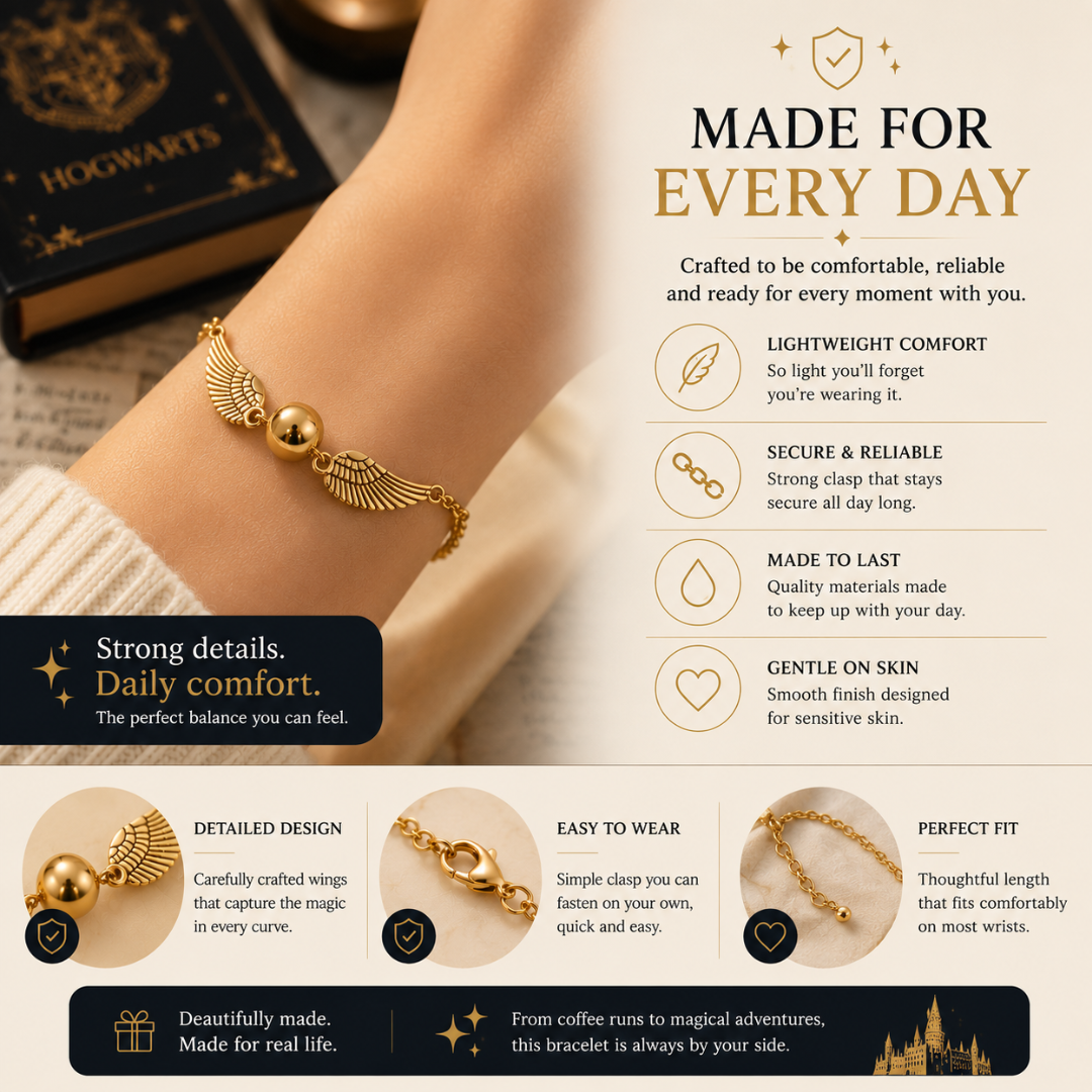 Golden Snitch Bracelet