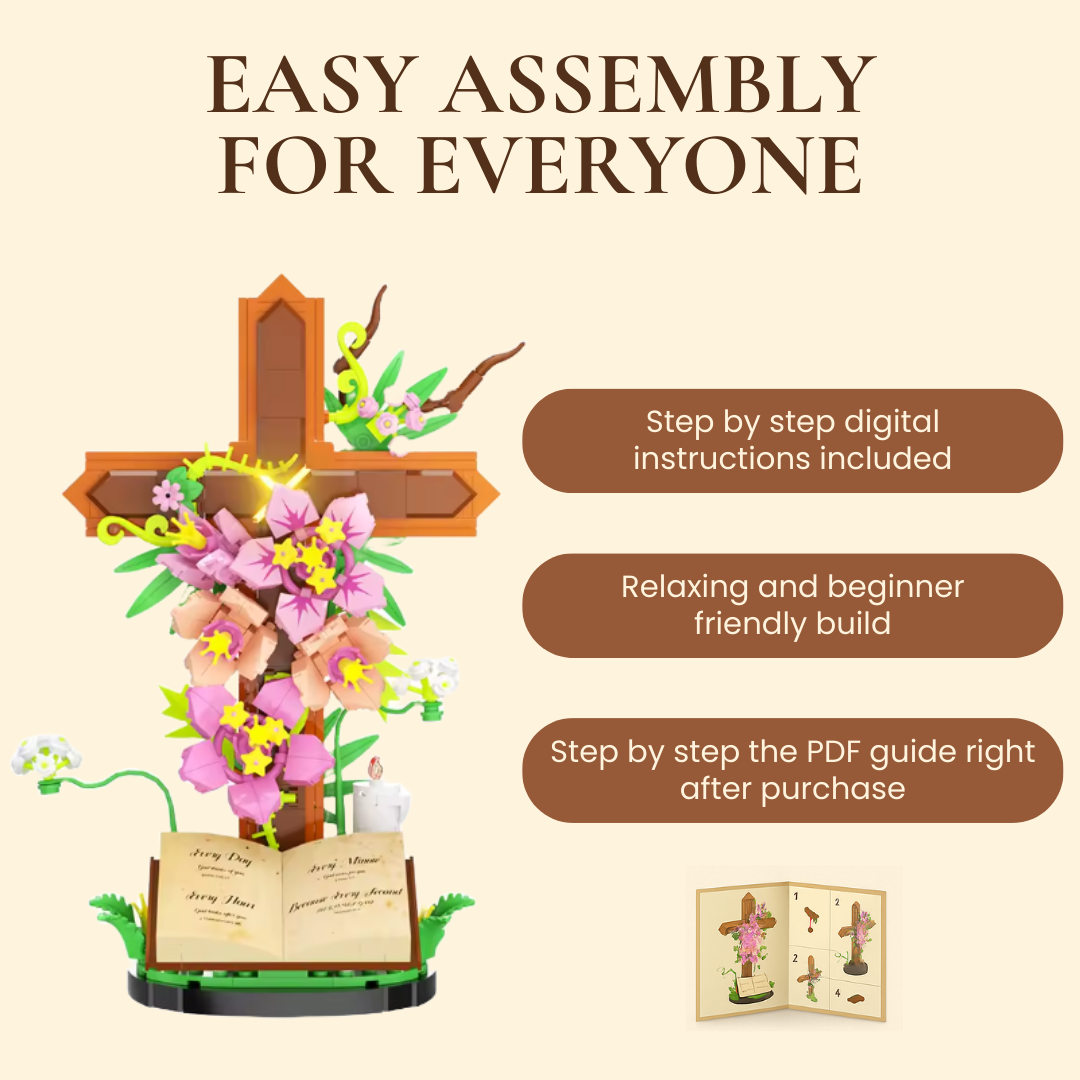 Christian Cross Flower